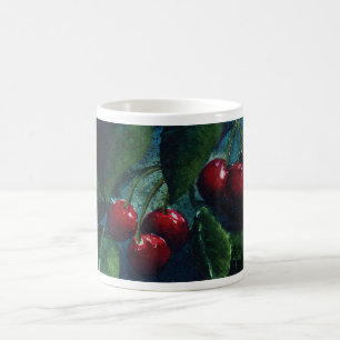 Caneca de café das cerejas de Door County