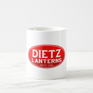 Caneca de café das lanternas de Dietz desde 1840