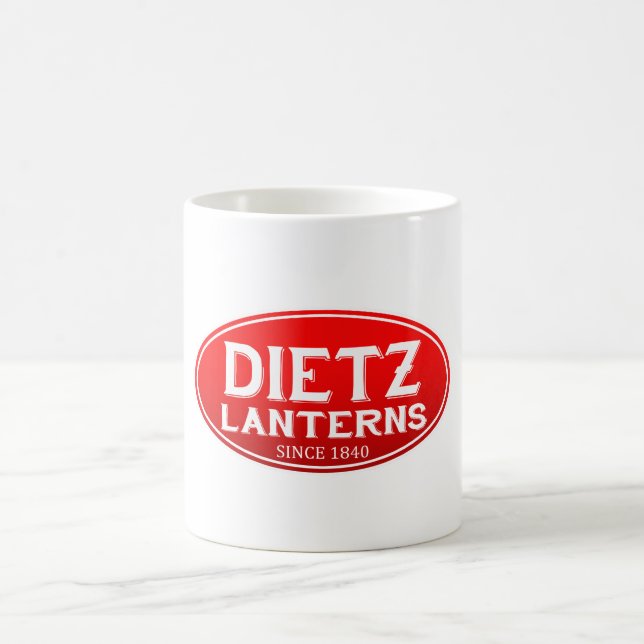 Caneca de café das lanternas de Dietz desde 1840 (Centro)