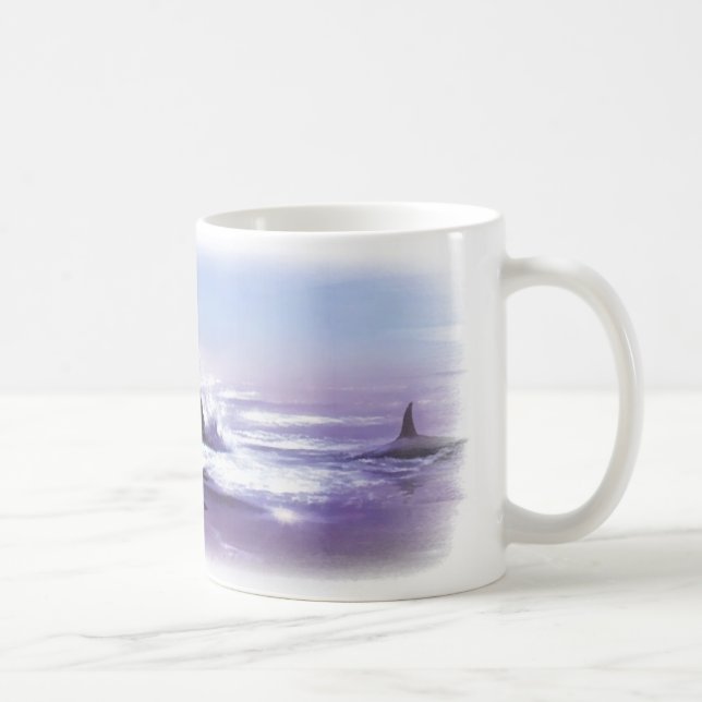 Caneca de café das "orcas" (Direita)