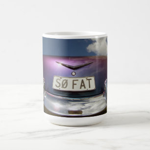 Caneca De Café Das partes inferiores carro clássico da retaguard