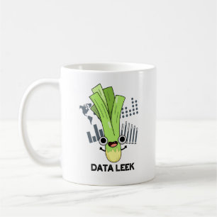 Caneca De Café Data Leek Funny Computer Veggie Pun