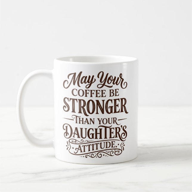 Caneca De Café Daughter Attitude (Esquerda)