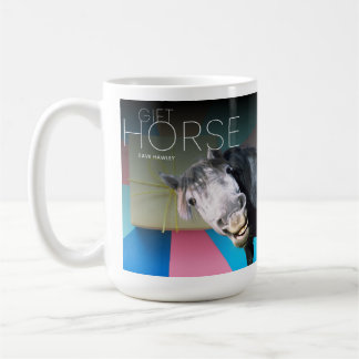 Caneca De Café Dave Hawley Funny Button Gift Horse 15 oz Mug