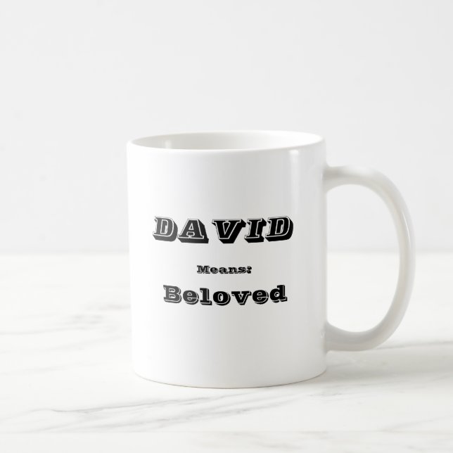 Caneca De Café David (Direita)