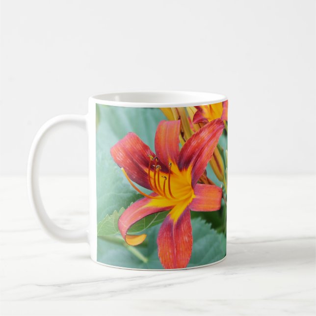 Caneca De Café Day Lily Delight (Esquerda)