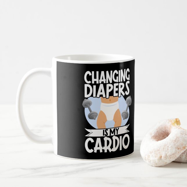Caneca De Café Daycare Provider Childcare Changing Diapers Is My (Com Donut)