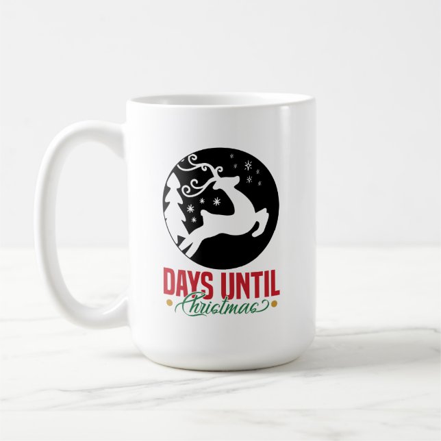 Caneca De Café Days Until Christmas-14531 (Esquerda)