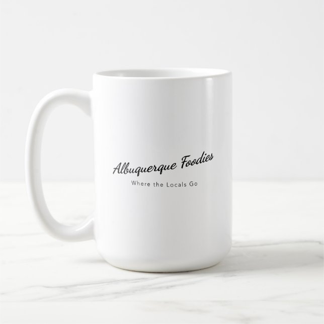Caneca de café de 15 oz com logotipo (Esquerda)