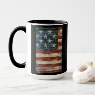 caneca de café de 450ml com desenhos patrióticos