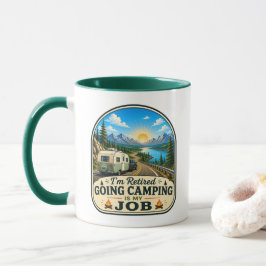 Caneca de Café de Acampamento - Estou Aposentado!