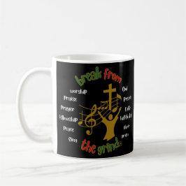 Caneca de café de adoração da Igreja de Natal
