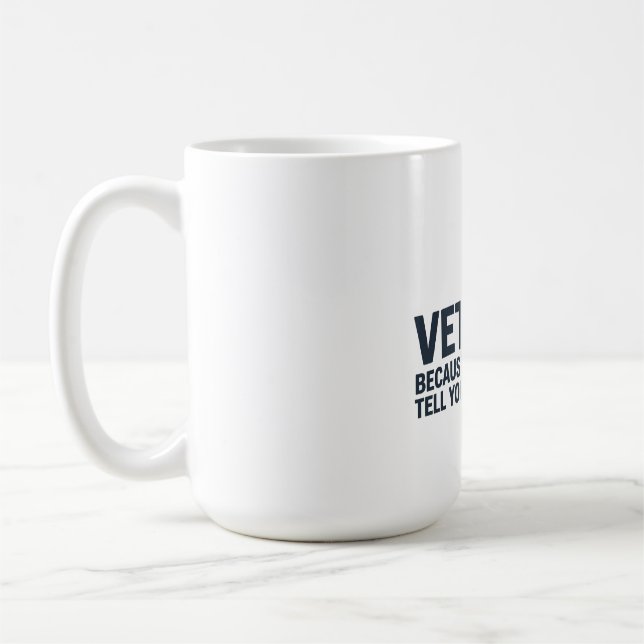 Caneca de Café de Agradecimento Divertida para Téc (Esquerda)