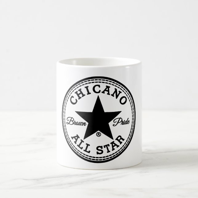 Caneca de café de All Star do Chicano (Centro)