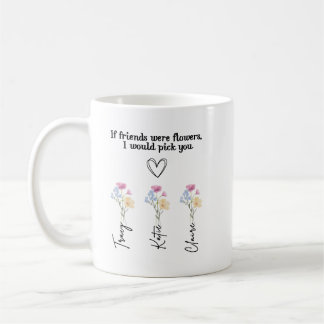 Caneca de Café de Amizade de Flor de Nascimento Pe