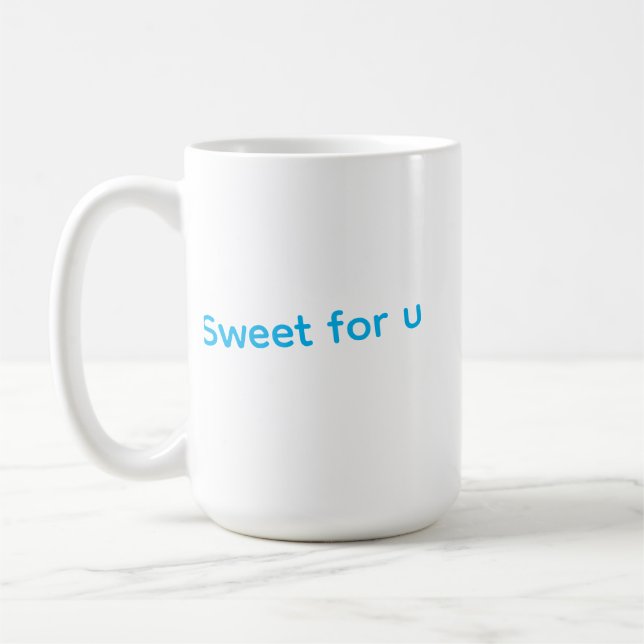 Caneca de café de amor fofo (Esquerda)
