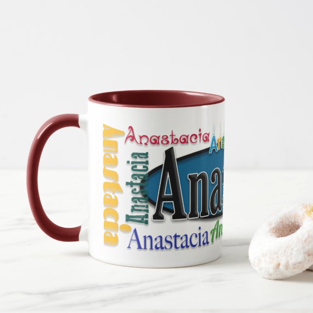 Caneca de café de Anastasia (Com Donut)