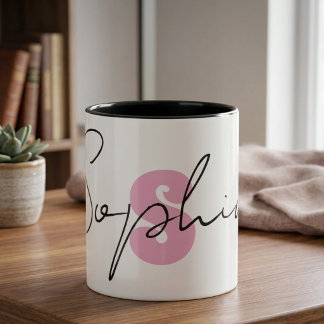 Caneca de Café de Aniversário Personalizada Nome &