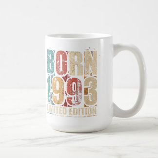 Caneca de Café de Aniversário Vintage 1993 - Envel