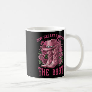 Caneca De Café Dê ao Cancer da mama o Cancer de fita da garota de