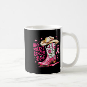 Caneca De Café Dê ao Câncer de Mama o Boot Pulôver de Câncer de M
