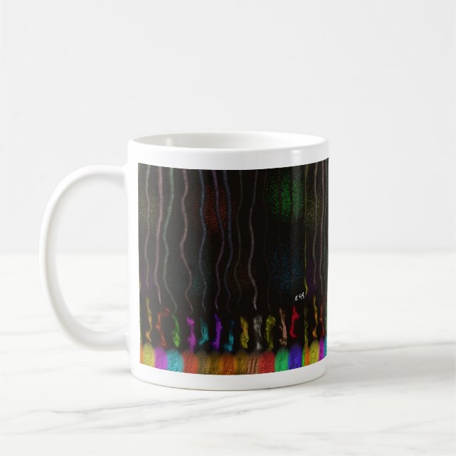 Caneca de café de arte impressionista (Esquerda)
