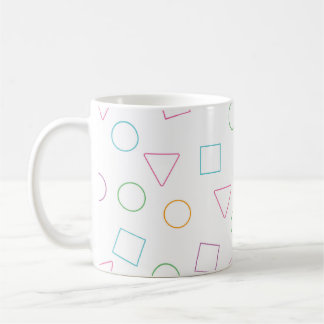 Caneca de café de Aventura Geométrica
