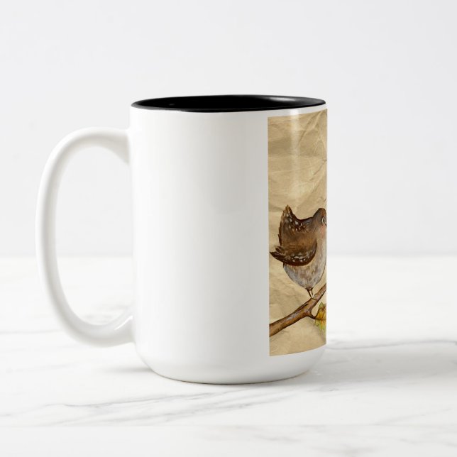 Caneca de café de aves (Esquerda)