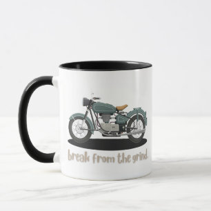 Caneca de Café de Bicicleta Antiga