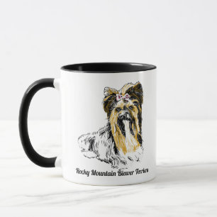 Caneca de café de Biewer Terrier