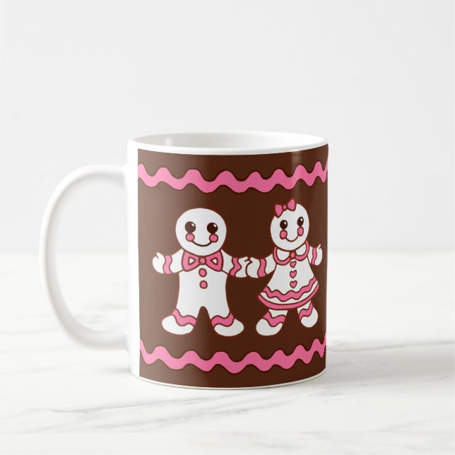 Caneca de Café de Biscoitos de Natal  (Esquerda)