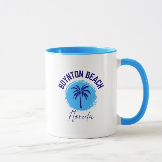 Caneca de café de Boynton Beach Flórida (Direita)