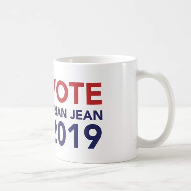Caneca de café de Brian Jean do voto (Direita)