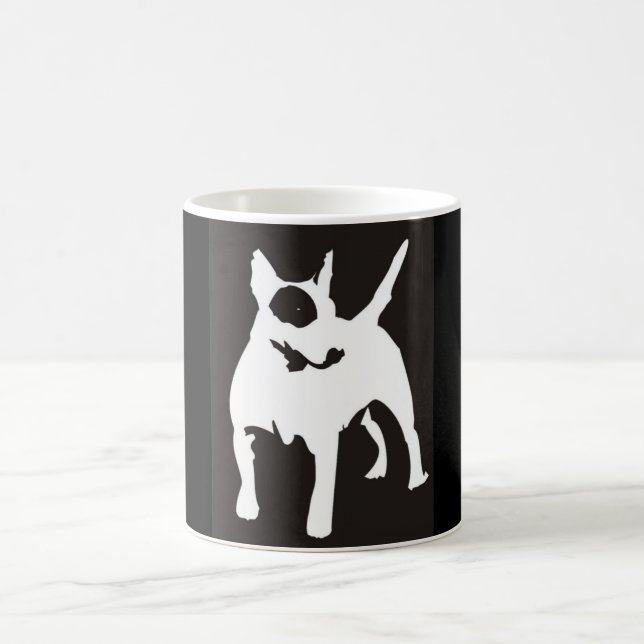 Caneca de café de bull terrier (Centro)