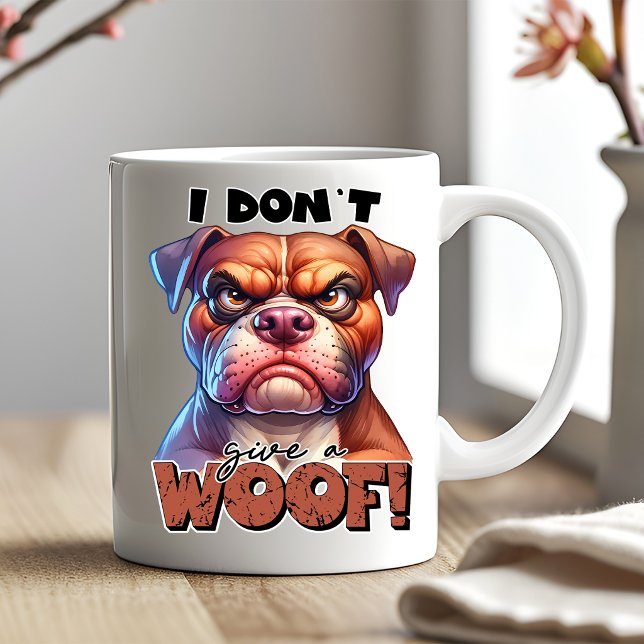 Caneca de Café de Cachorro Engraçado para Presente (Criador carregado)