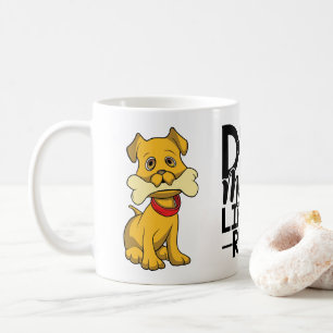 Caneca de café de cachorro engraçado presente da m