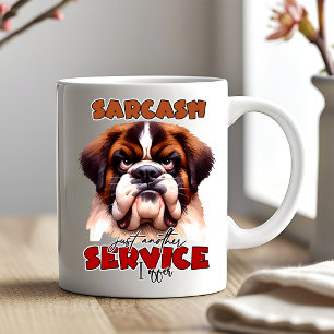 Caneca de Café de Cachorro Engraçado - Presente de