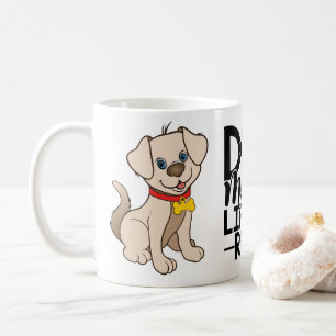 Caneca de café de cachorro engraçado presente para