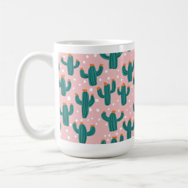 Caneca de Café de Cactos (Esquerda)