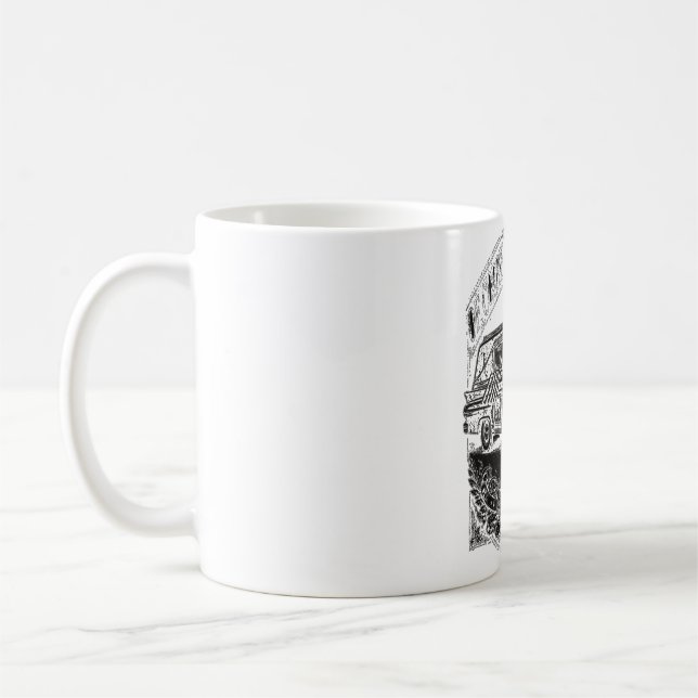 Caneca De Café De cadáver estou pronto — Carro fúnebre (Esquerda)