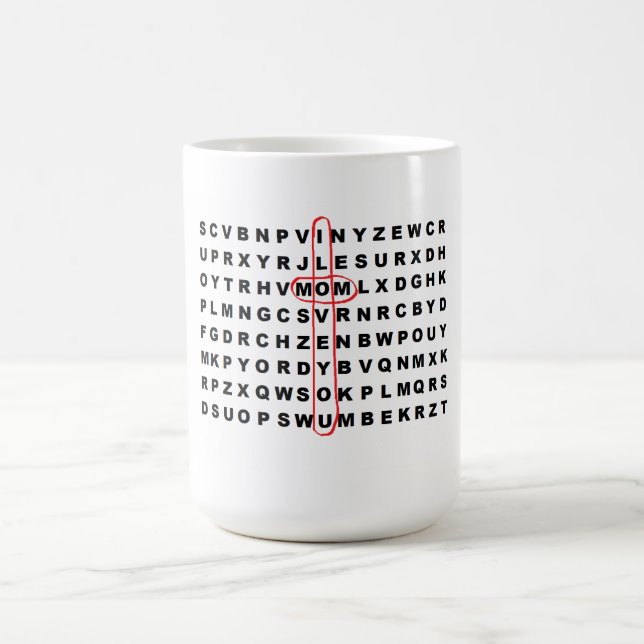Caneca De Café De "caneca da mamã Wordsearch" (Centro)