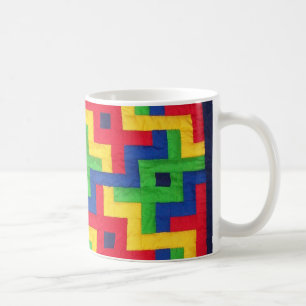 Caneca De Café De "caneca de café da edredão retalhos"