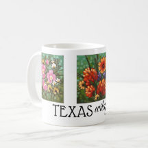 De "caneca dos Wildflowers Texas"