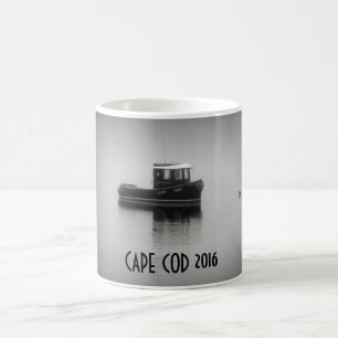 Caneca De Café De Cape Cod copo 2016 de café:  barco na névoa