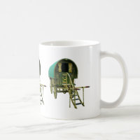 Caneca de café de caravana cigana