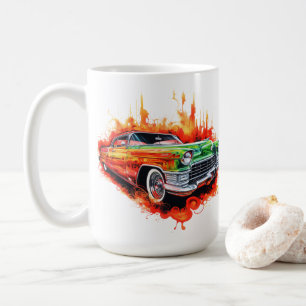 Caneca de Café de Carro Antigo