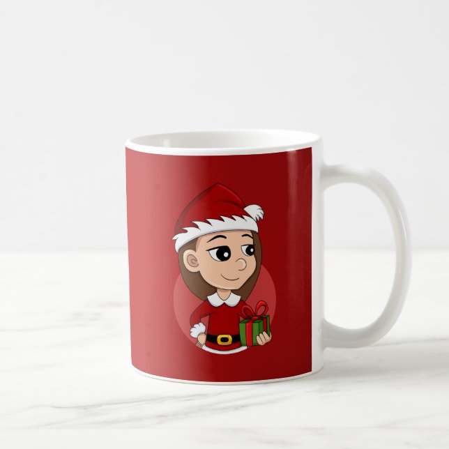 Caneca de café de cartoon de Natal (Direita)