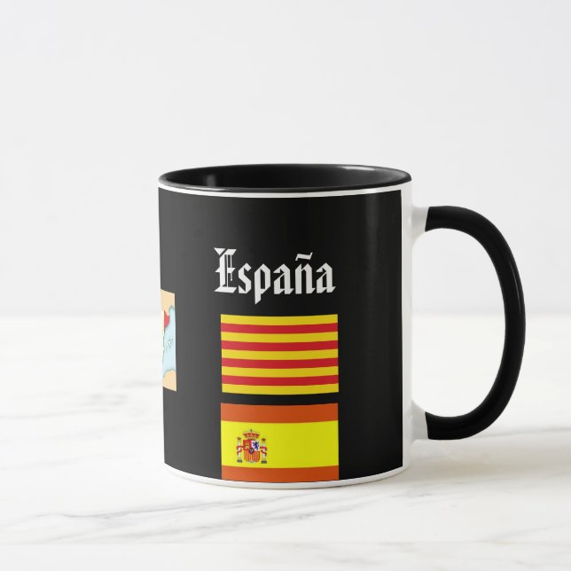 Caneca de café de Catalonia* /Catalunya (Direita)