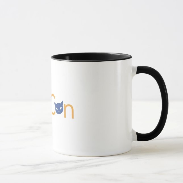 Caneca de café de CatCon (Direita)