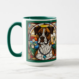 Caneca de Café de Cerâmica Boxer Fofa